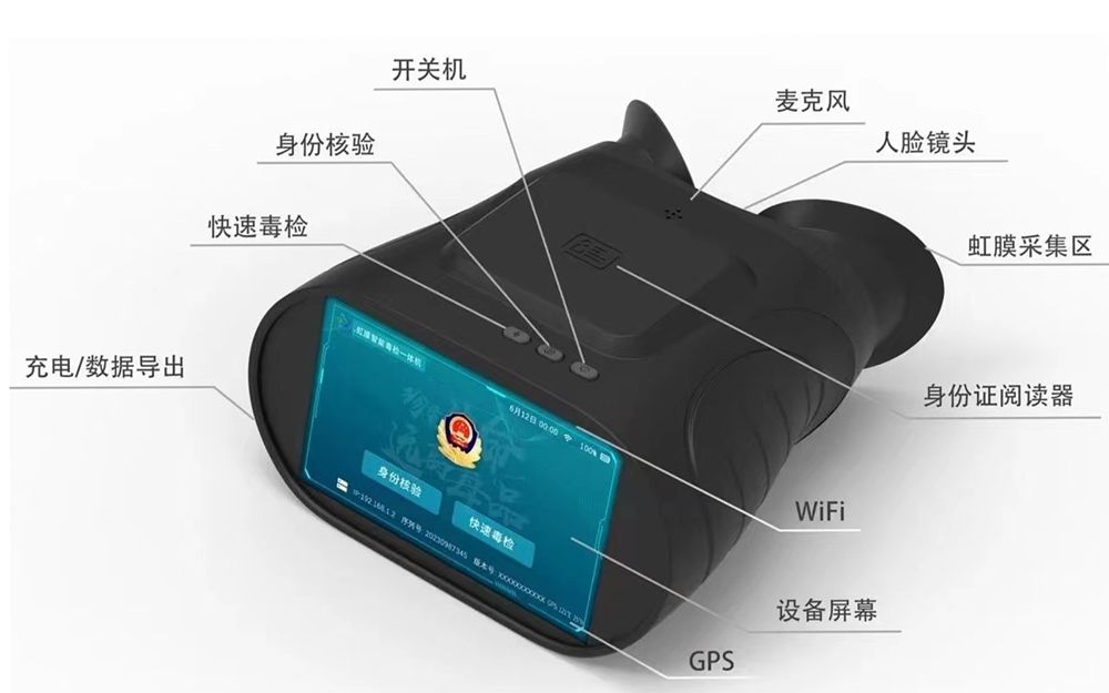 CSD-CD-HM2020中神盾虹膜毒检一体机